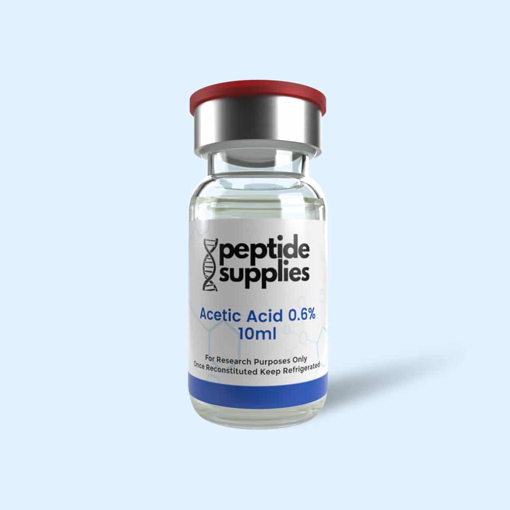 10ml Acetic Acid 0.6% - Peptide Supplies 10ml Acetic Acid 0.6% - Peptide Supplies - Image 1